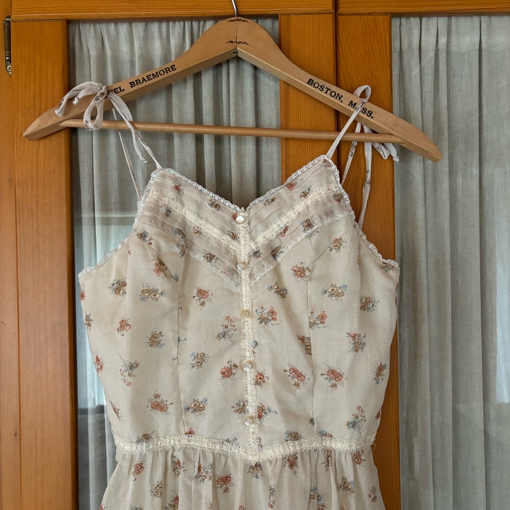 Vintage 70’s Prairie Sundress - Picture 2 of 12